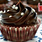 chocolate cupcake with oil