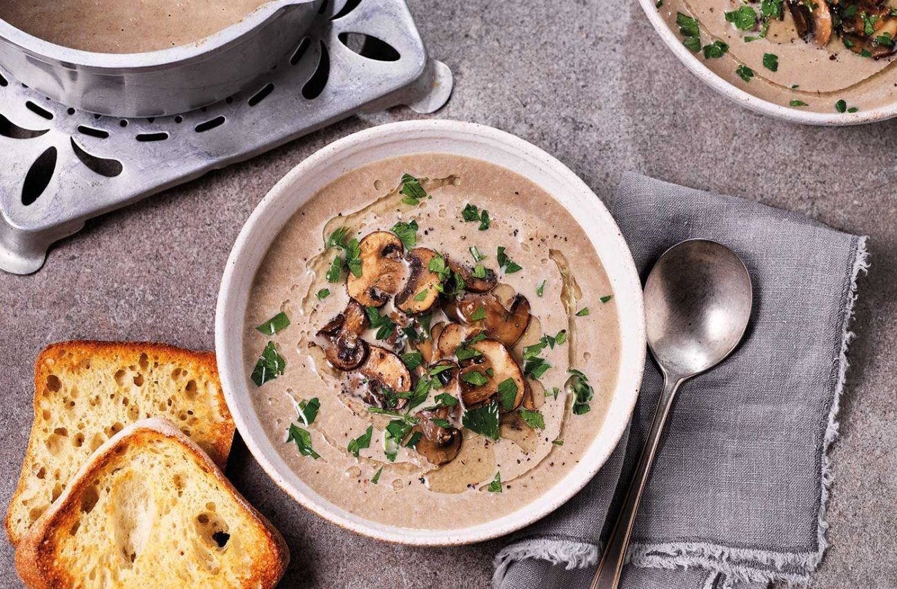 HEALTHY MUSHROOM SOUP RECIPE