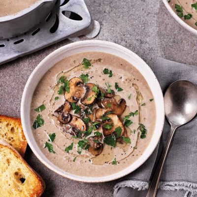 HEALTHY MUSHROOM SOUP RECIPE