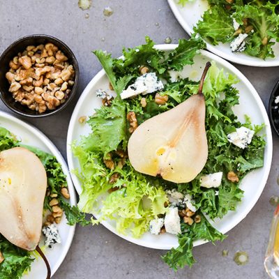 POACHED PEAR SALAD