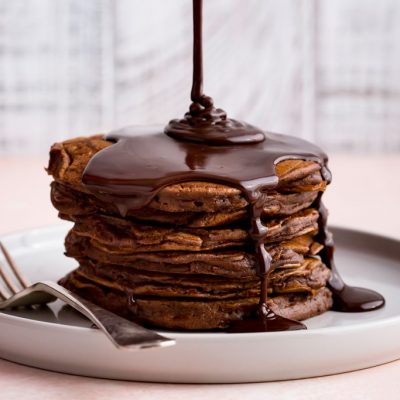 Chocolate Cheese Pancakes