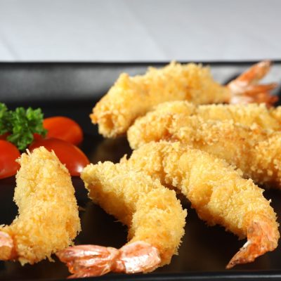 Golden Fried Prawns