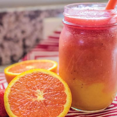 Tropical breakfast smoothie