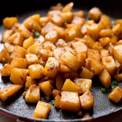 Hot & spicy sweet potatoes