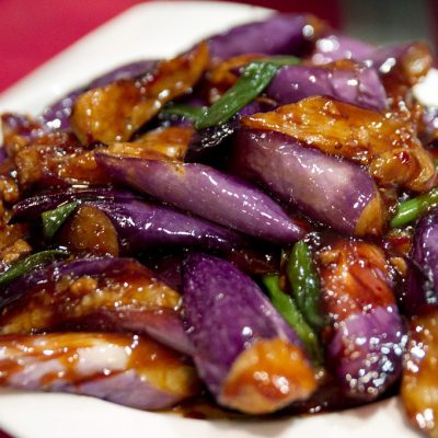 Eggplant in Garlic Sauce