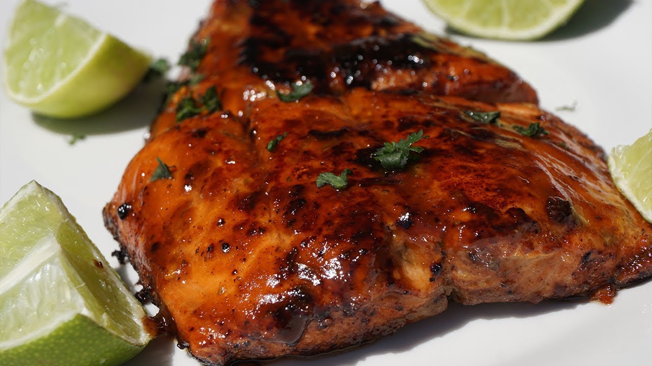 STICKY JERK SALMON RECIPE