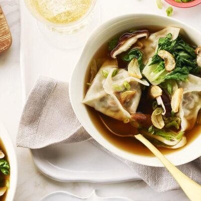 Veg Wonton Soup Recipe