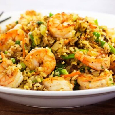 Honey Schezwan Shrimps Recipe