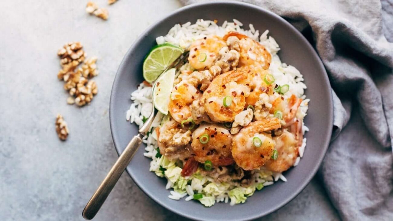HONEY AND WALNUT SHRIMPS RECIPE
