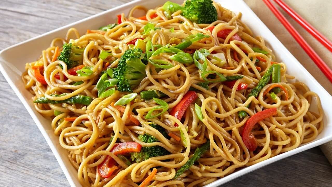 GREEN CHOWMEIN RECIPE