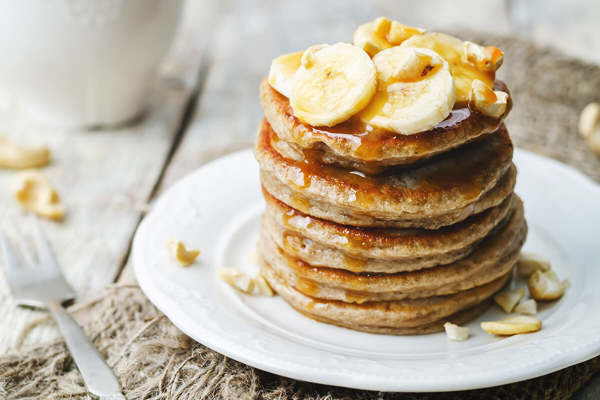 VEGAN BANANA PANCAKE RECIPE