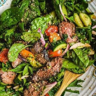 Thai waterfall beef salad
