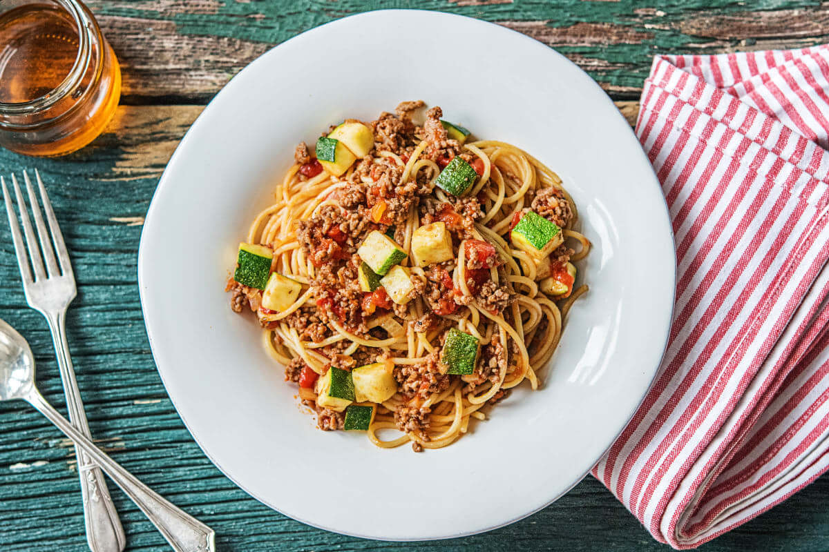 ITALIAN SAUSAGE ZUCCHINI NOODLE SKILLET