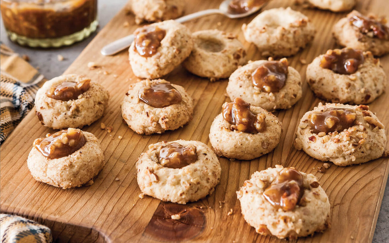 PECAN PIE THUMBPRINT COOKIES