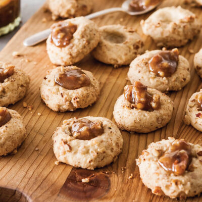 Pecan Pie Thumbprint Cookies