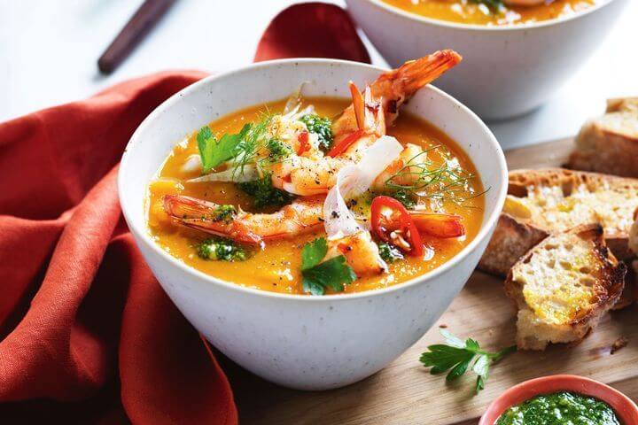 PRAWN, CHILLI AND LIME SOUP